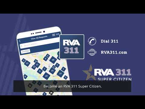 RVA 311 Mobile App and Citizen Portal