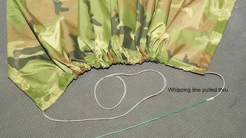 How to Make a Gathered End Hammock