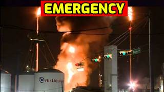 ⚠️ HazMat Crews Deployed - Huge Explosion near US Port