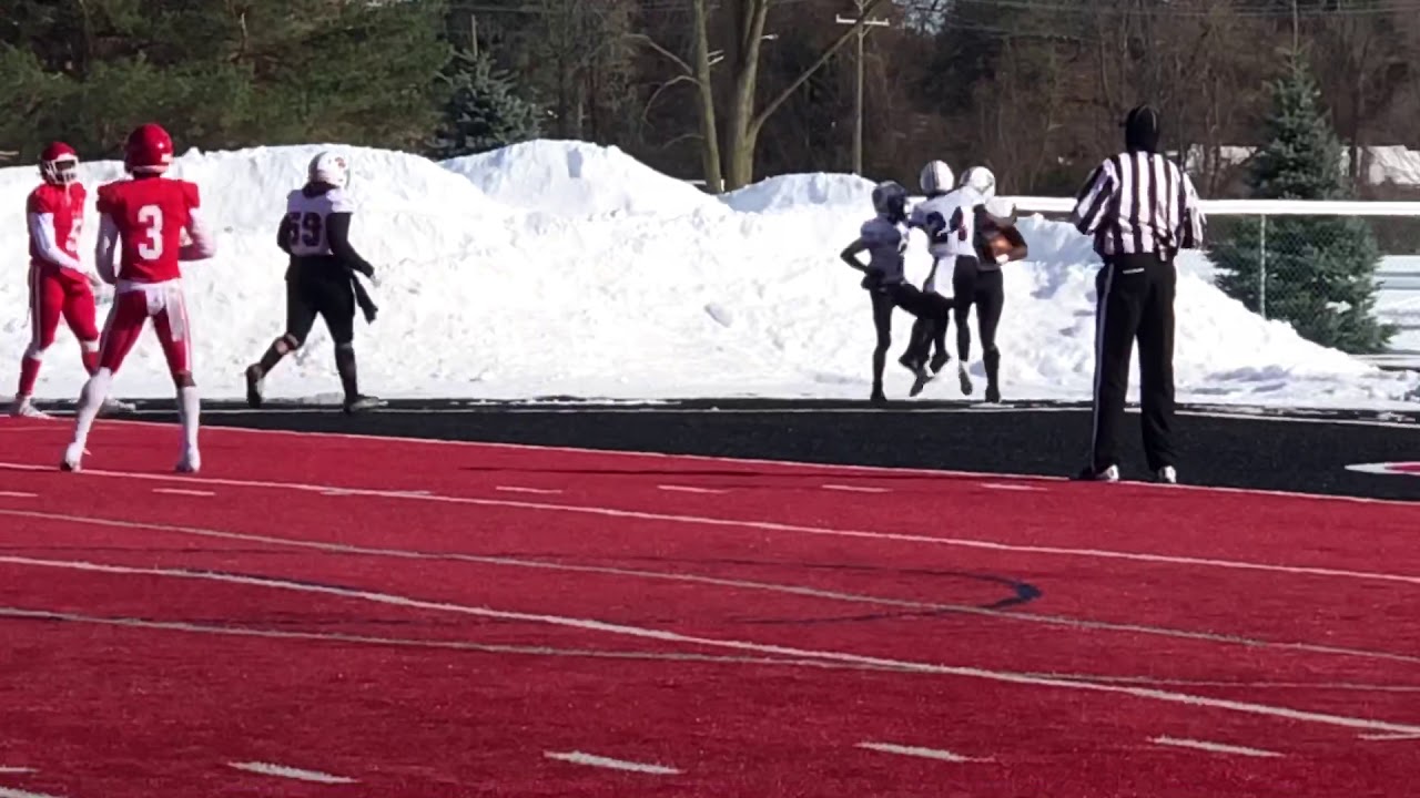 River Rouge 2021 QB Mareyohn Hrabowski got the party started with a