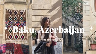 Baku, Azerbaijan Vlog 🇦🇿| solo travelling, getting lost, Nizami street, 3days itinerary