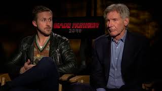 Ryan Gosling & Harrison Ford Blade Runner 2049 full interview
