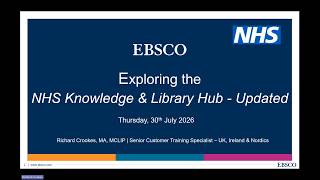 Exploring the new NHS Knowledge and Library Hub