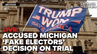 WATCH: 15 Republicans face trial decision in Michigan over alleged false Trump elector scheme