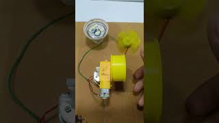 Turned a dc gear motor a crazy fan &amp; lights #dcmotor #tech #diy#innovation