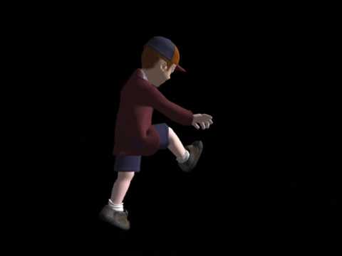 Simple 3DS Max/Motionbuilder tutorial animation of 'Ed' character