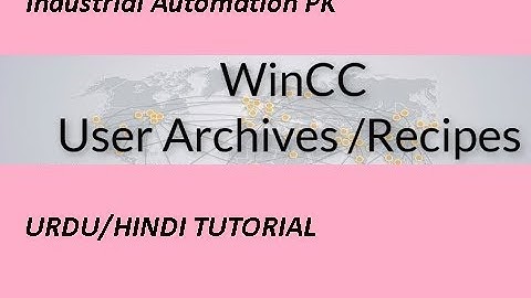 CREATE RECIPES WITH USER ARCHIVE URDU\HINDI TUTORIAL