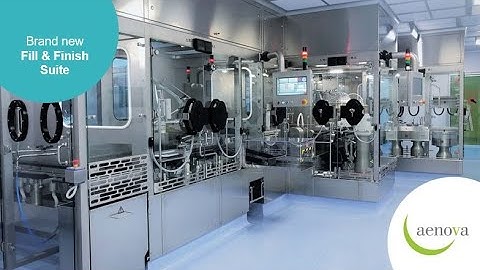 Aenova Latina Sterile Area, Fill & Finish for Biologics