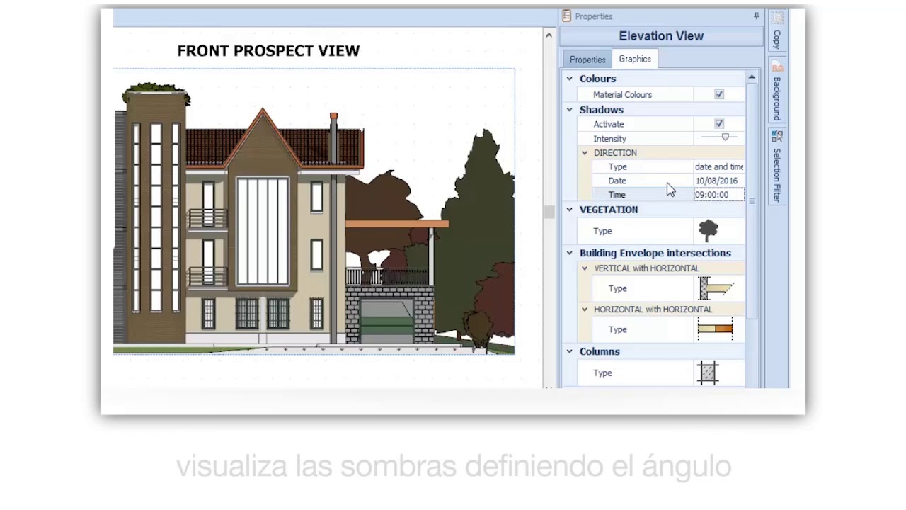 Tutorial de Edificius - Sombras en los Planos - ACCA software - YouTube
