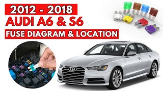 Audi A6 & S6 (2012 to 2018) Fuse Box Diagrams & Location Guide