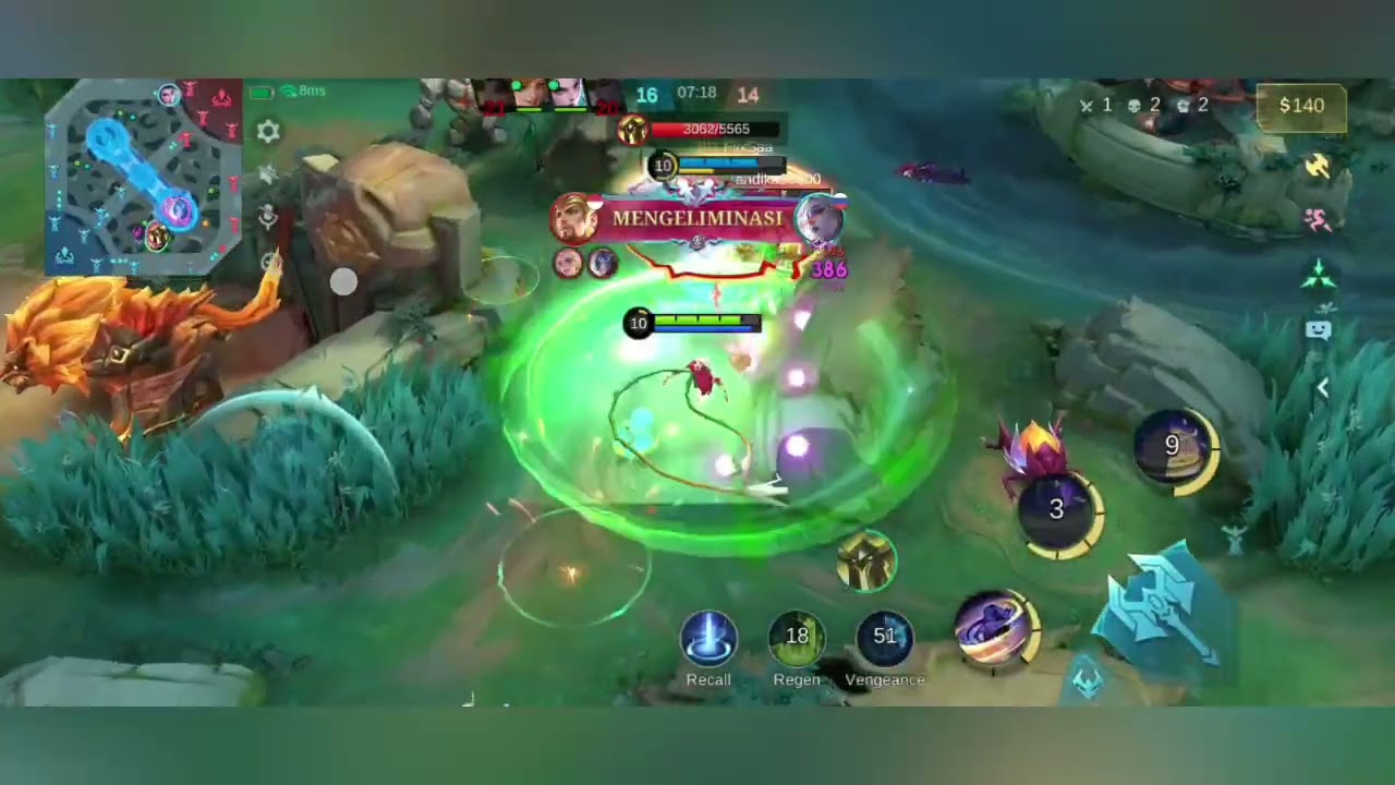 Mobile Legend Gameplay Esmeralda super thanking 1vs5 barbar mythical hp tebel dan build sakit🔥🔥