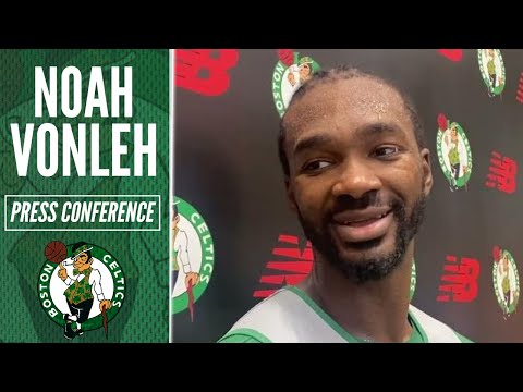 Noah Vonleh on Journey and Competition to Make Celtics | Practice Interview