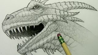 How to Draw a Dragon Head(NEW DRAGON HEAD VIDEO: http://youtu.be/AuFZML6T0KI SUBSCRIBE: http://bit.ly/markcrilleySUBSCRIBE All 3 