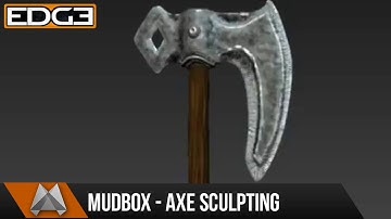 Mudbox Tutorial - Sculpting an Iron Axe #1