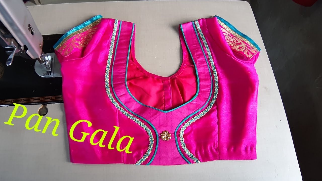 Blouse design pan gala Clearance