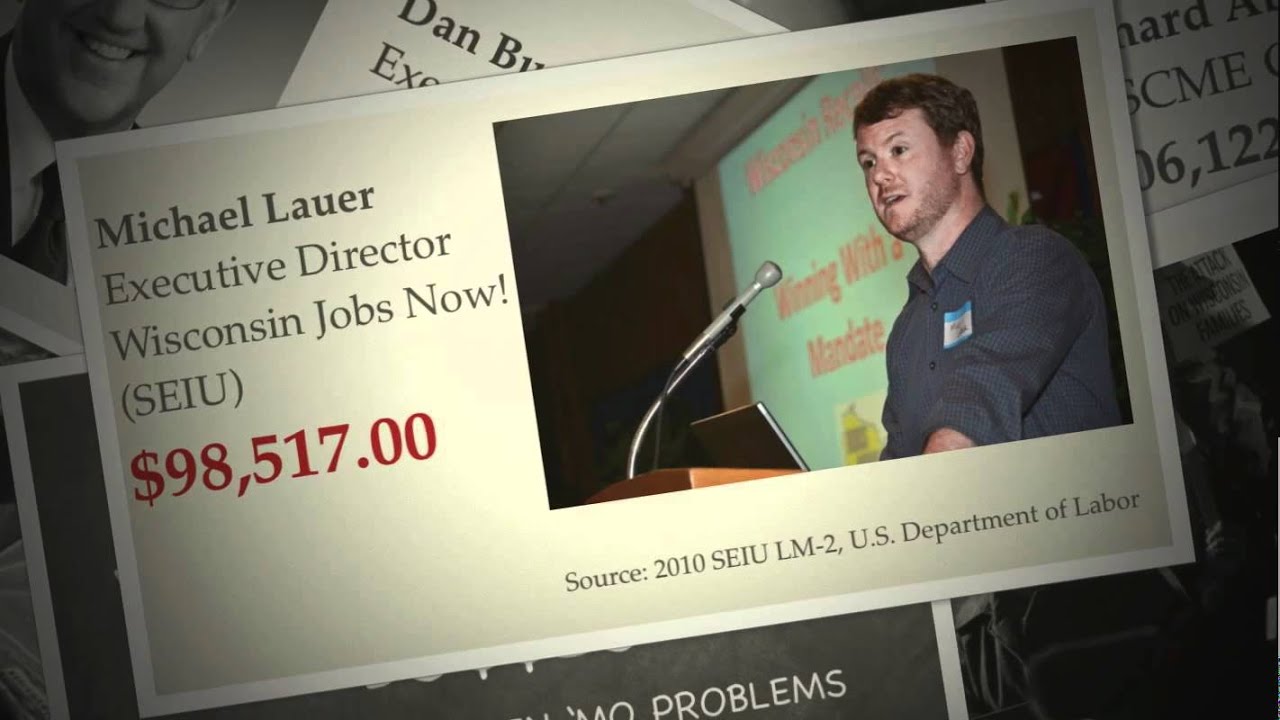 Wisconsin Union Bosses: Mo Money, Causin Mo Problems- MEDIA TRACKERS