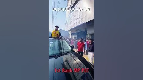 1st rank in mp PAT  #study #sunrise