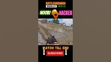 Noob Hacker 🤣 in Battleground mobile India 🎮 | #pubg #shorts #bgmi #short #youtubeshorts #hacker