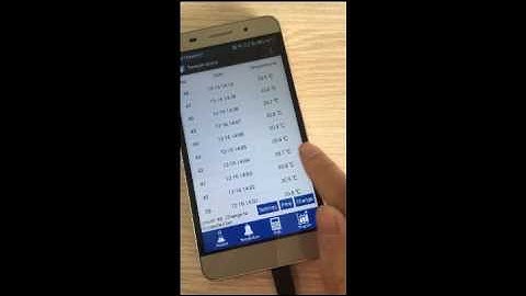 Data Reading of Smart RFID Temperature Logger