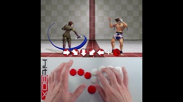 Half-Circle on Hit Box #HitBox #HowToHitBox #KOF #KOFXV #Leverless