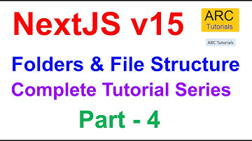 NextJS Tutorial For Beginners - Part 4 | Folder Structure & Files | NextJS Tutorial