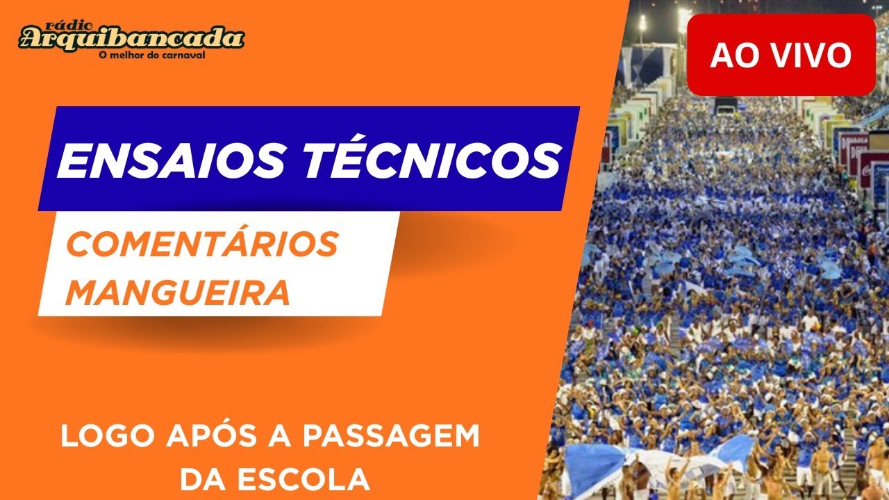 Ensaios Técnicos Grupo Especial AO VIVO - Mangueira - 06/02/26