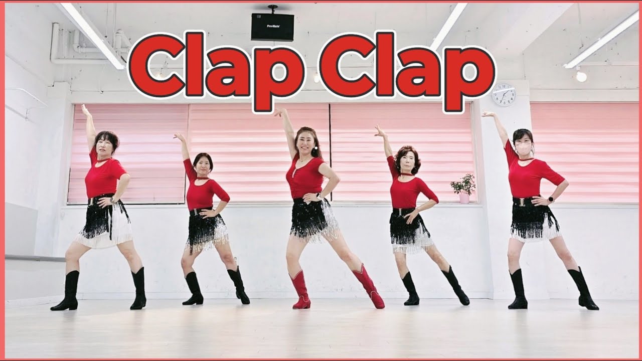 Clap Clap 👏 Linedance | Phrased Easy Intermediate Level | 중고급 영상팀 - YouTube