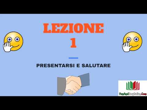 Video: Impariamo A Presentarci In Modo Che In Seguito Non Sia Atrocemente 