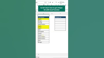 Get Unique Values from Duplicates