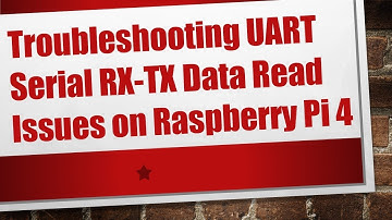 Troubleshooting UART Serial RX-TX Data Read Issues on Raspberry Pi 4