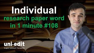 INDIVIDUAL definition, INDIVIDUAL in a sentence, INDIVIDUAL pronunciation, INDIVIDUAL meaning