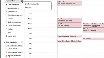 How to Create a Weekly Menu With the Google ... :  Social Networking Tech Tips for Small Businesses
