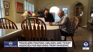 Travelers still fighting for refunds of flights canceled by the pandemic
