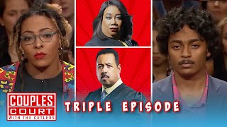 Triple Episode: Man Says That TSA put Women's Underwear in his Luggage | Couples Court