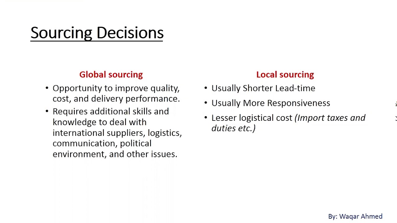 What Is Global Sourcing And Explain Its Benefits