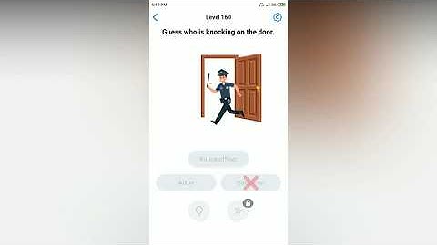 Easy Game - Guess who is knocking on the door - Level 160 solution