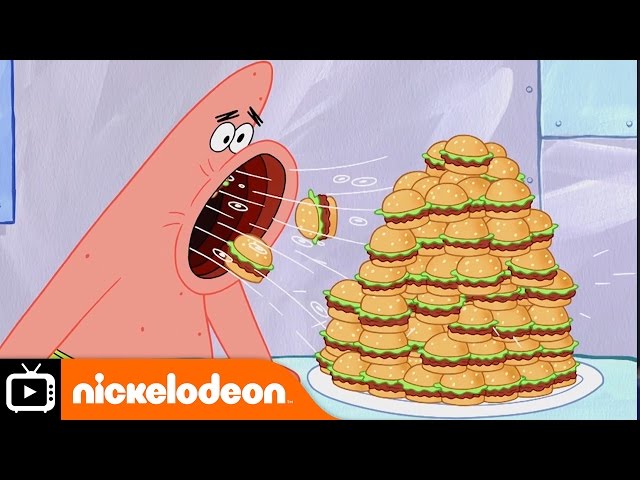 SpongeBob - Hamburger Eating Contest - Comparatives