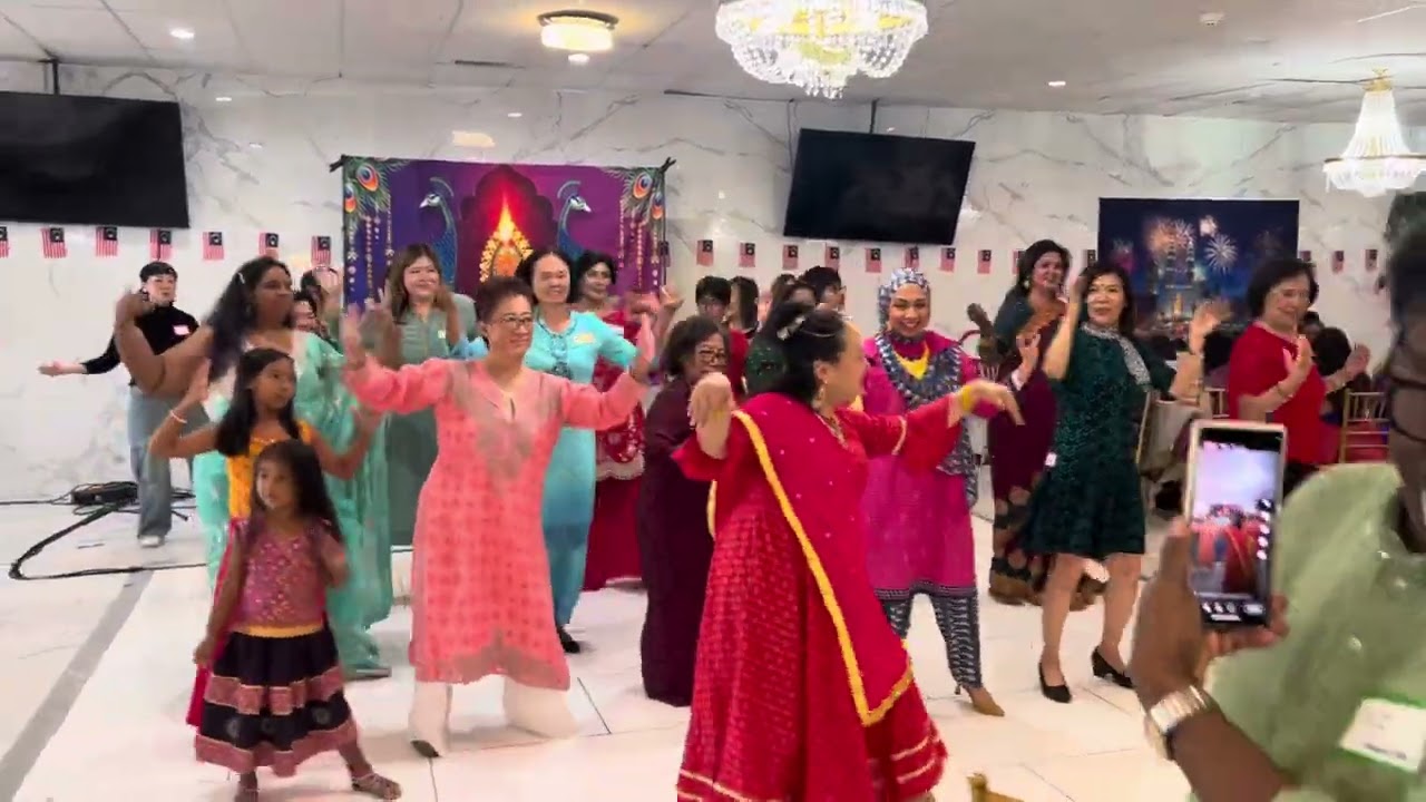 Zumba Sifu Kat Koh leading our Deepavali Zumba dance