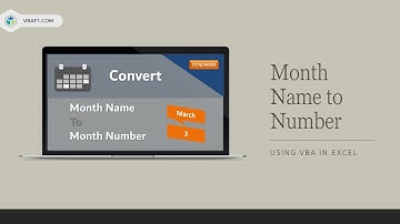 VBA Month Name to Number in Excel