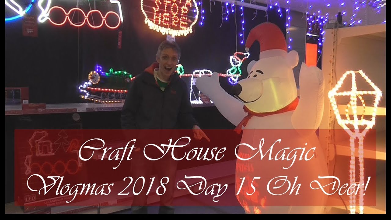 sewing box Vlogmas 2018 day 15: Oh Deer!