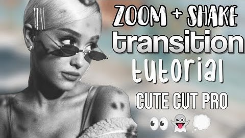 Cute Cut Pro Shake Transition Tutorial — zoom + shake transition tutorial on #ccp #CCPTRANSITIONS