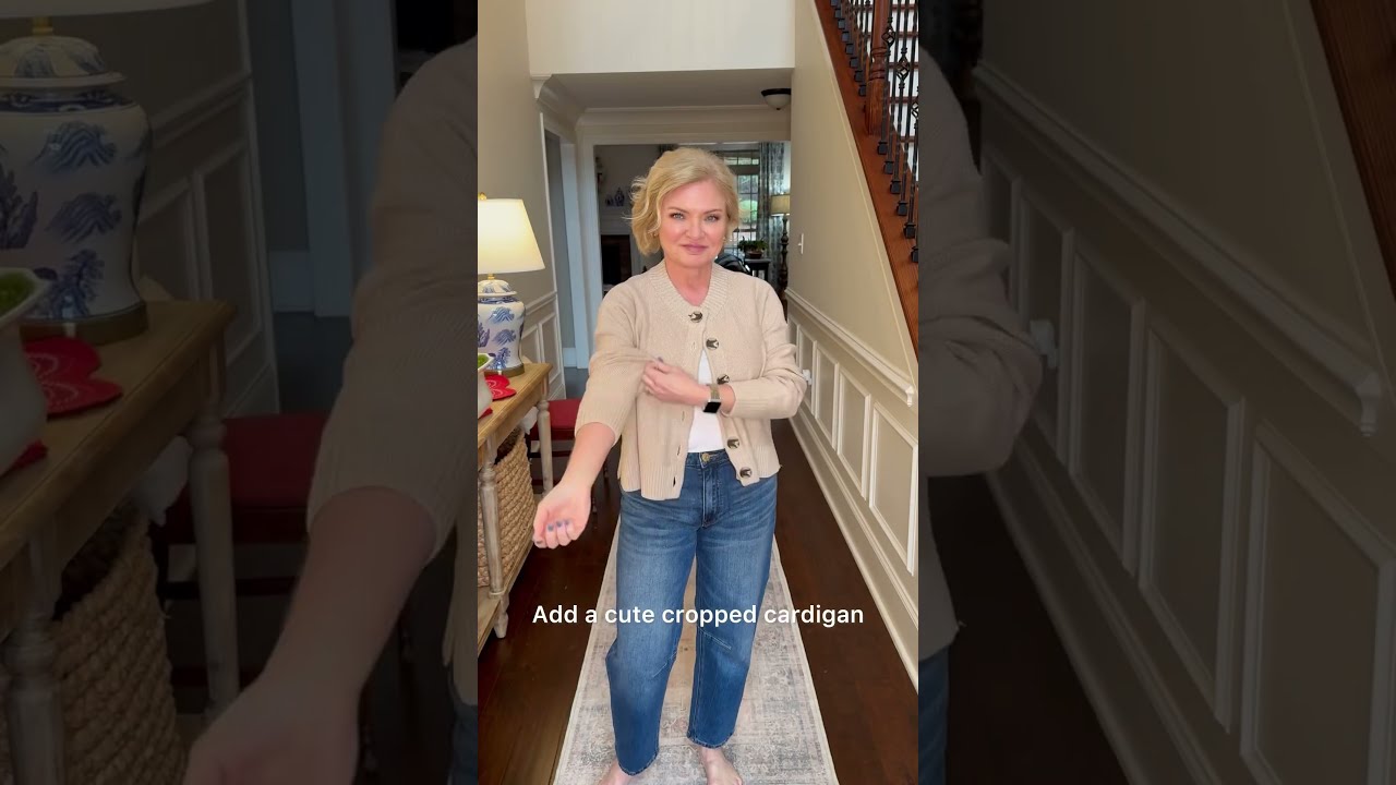 Fashion Over 50 Denim Trends How To Style Barrel Jeans Fashionover50