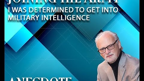 How I joined the Intelligence Corps