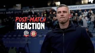 Steven Schumacher Head Coach Reacts To Stevenage At Home