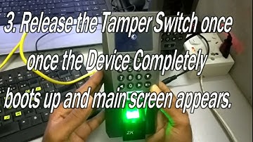 How To Reset Unlock Factory Reset ZKTECO F18 Biometric Fingerprint Password  Recover Easy Way Bangla