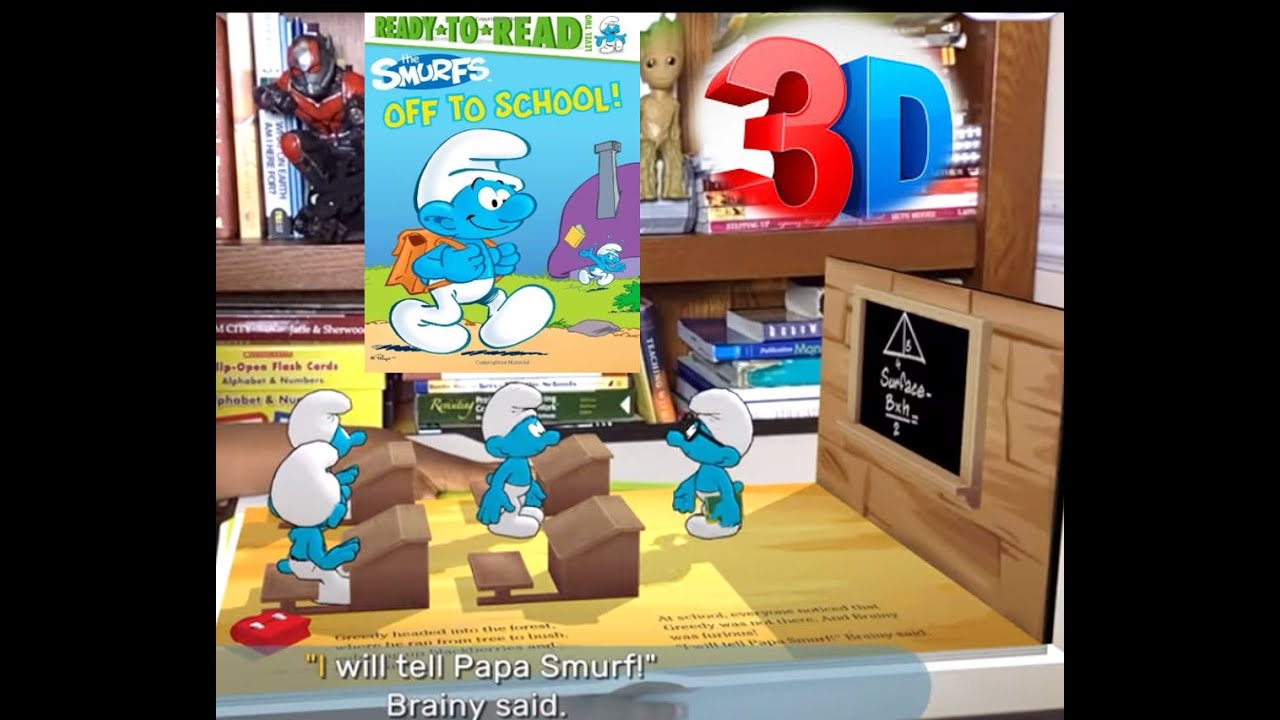 Smurfs Off To School