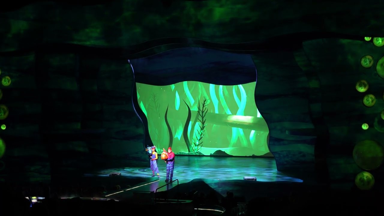 Finding Nemo: The Big Blue and Beyond Part 4; Walt Disney World's Animal Kingdom live show 4k UHD
