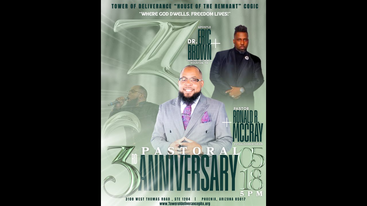 Third Pastoral Appreciation for Pastor McCray | Guest Speaker:Apostle Eric L. Brown