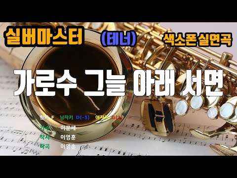 [은성 반주기] 가로수그늘아래서면 - 이문세 노래/ MR / 가사 / 반주