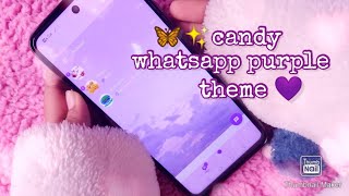 How to create whatsapp purple theme 💜 screenshot 3